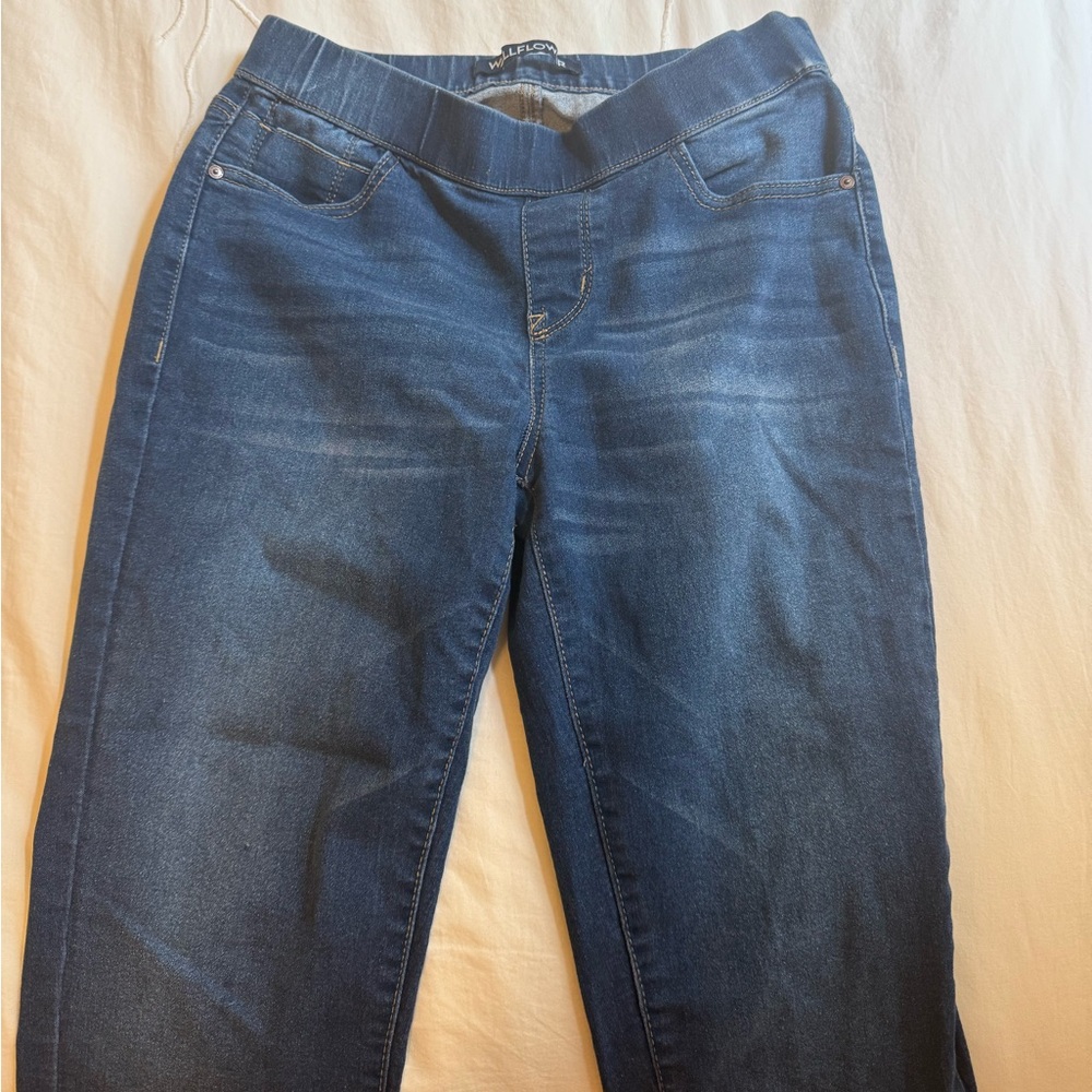 Blue Women's Jeans Wildflower size 7 dark wash